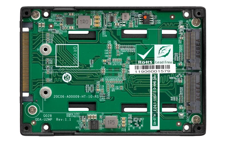 QNAP Dual M.2 STA SSD adapter ×2 1TB×4 Amazon.com: QNAP QM2-2P-244A Dual M.2 22110/2280 Pcie SSD